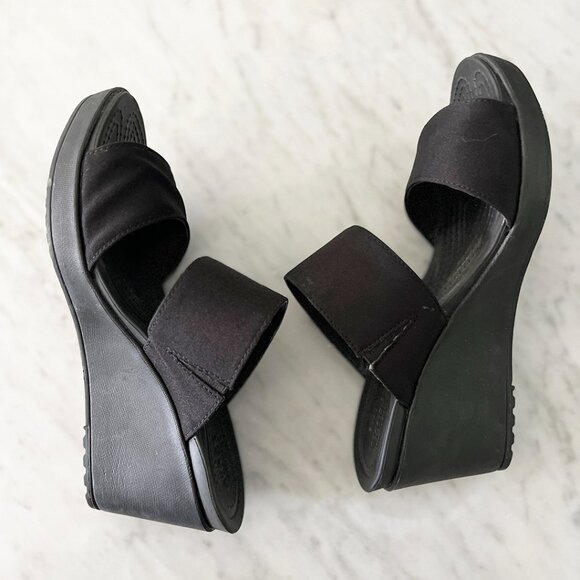 Crocs High Heels - Black - Size 8 - Picture 5 of 6